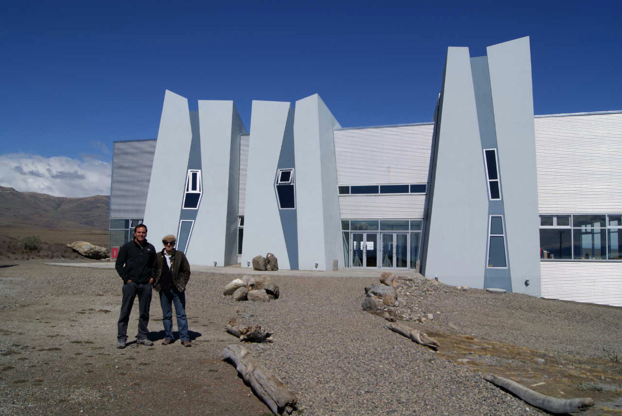 Glaciarium Ice Museum in snow