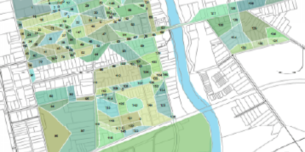 Birds Eye view map of Federalsburg