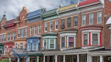 Baltimore druid hill old house window: By Andrea Izzotti