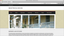 Bostwick House Website