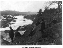 Great Falls, Potomac River in 1864. Courtesy of the Library of Congress.