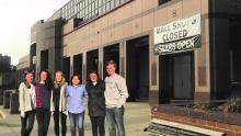 UMD Students outside of the Landmark Mall in Virginia