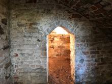 Interior doorway at the Bostwick House