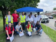 The Healthy Places grants will build on interdisciplinary research partnerships already underway, including an ongoing water quality study in Baltimore between MAPP's SIRJ Lab and SPH's Maryland Institute for Applied Environmental Health (both pictured above). Photo credit: Priscila Alves.