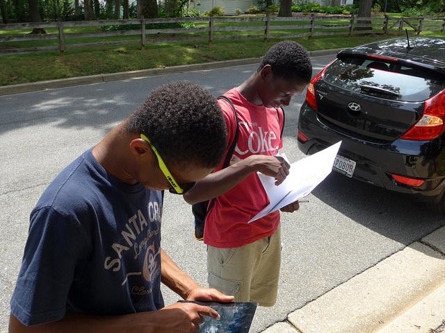 Students engage in on the ground site research