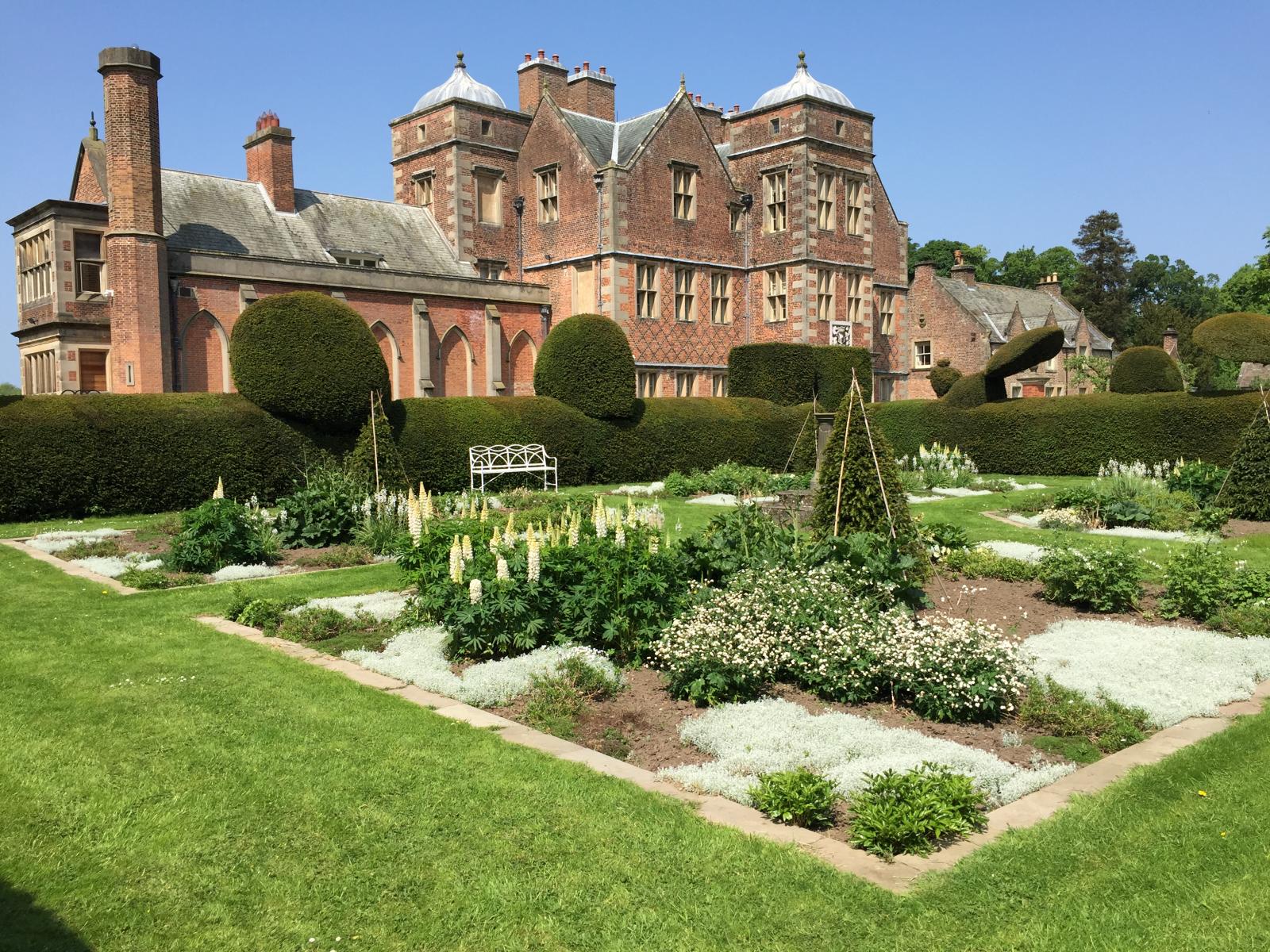 Kiplin Hall's gardens in the early summer