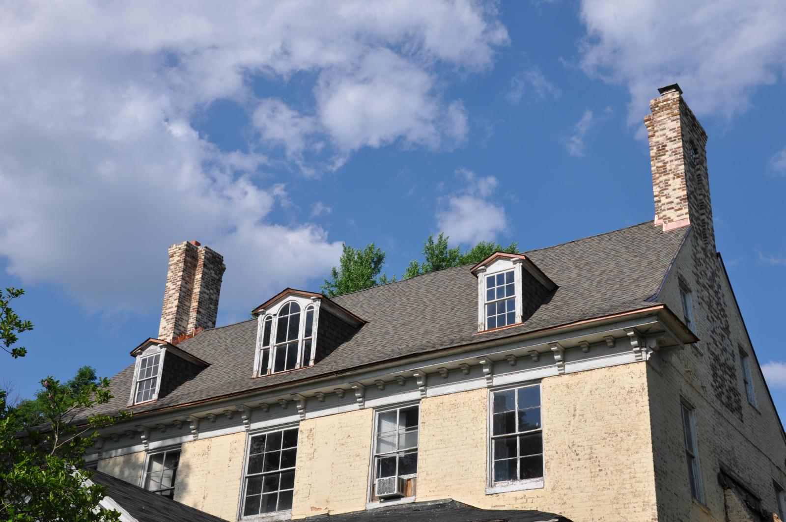 Bostwick's new roof, completed in May