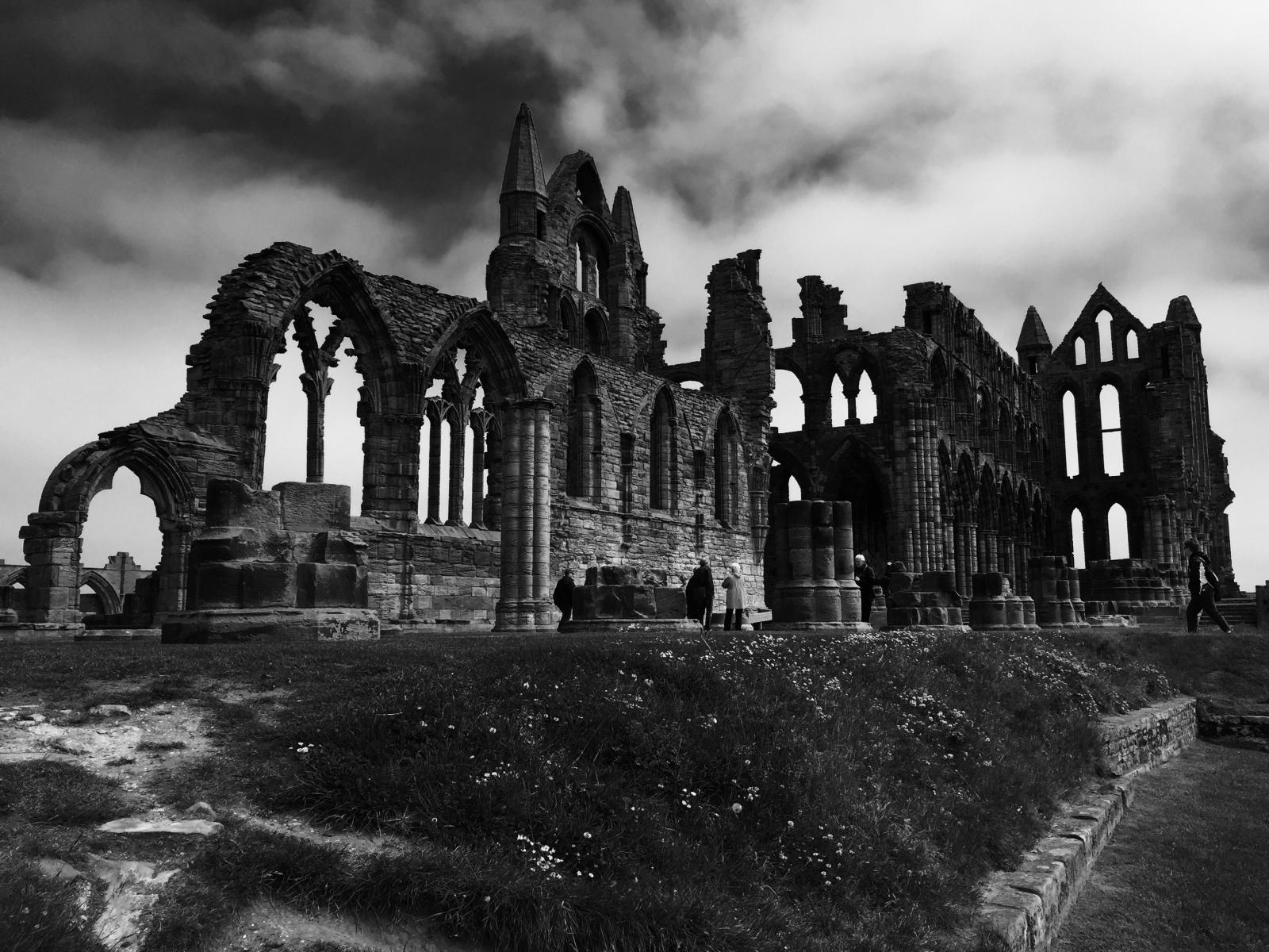 Whitby Abbey, North Sea coast