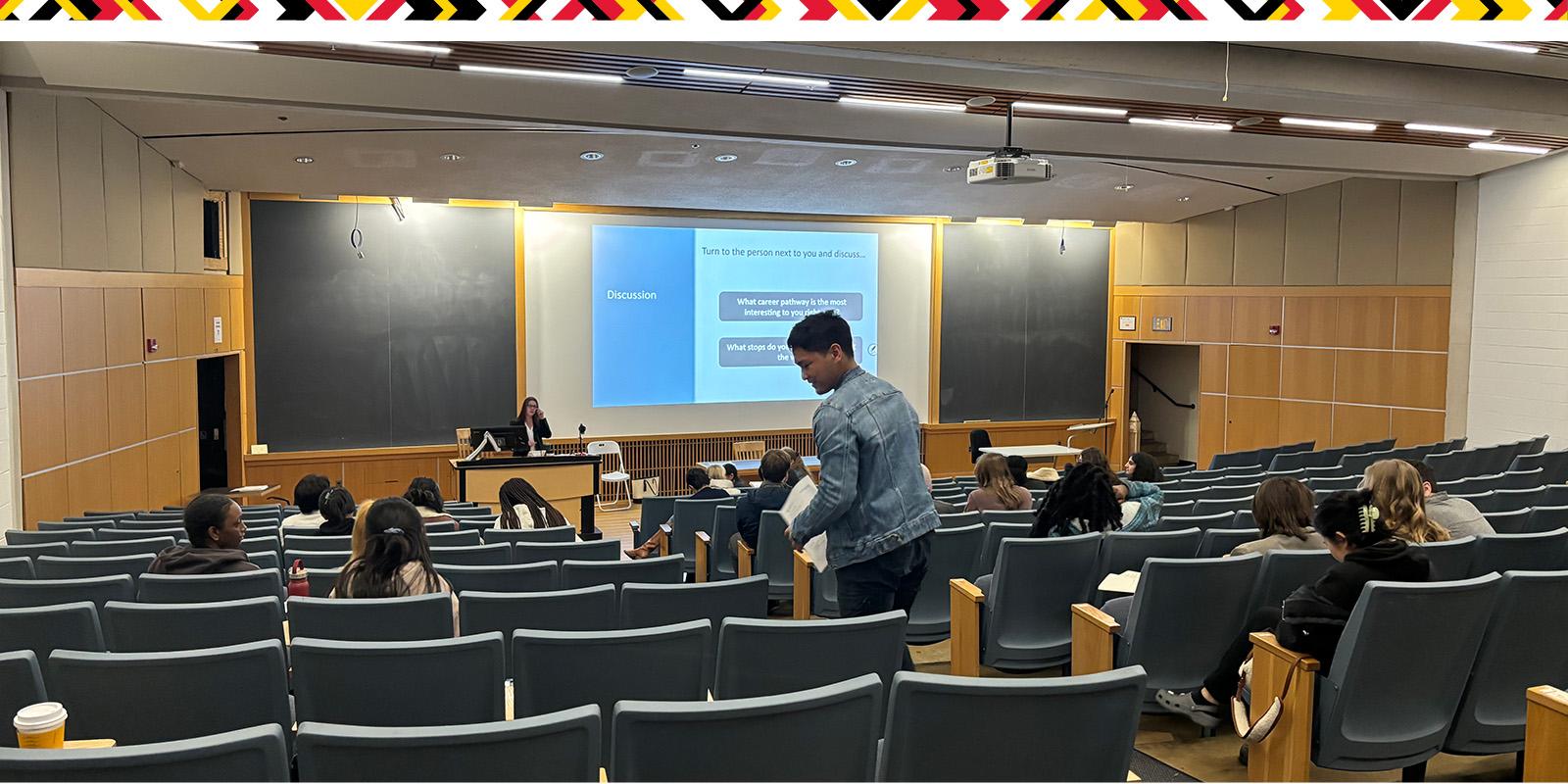 Students in Auditorium