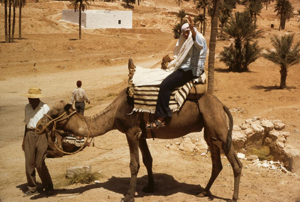 Roger on camel